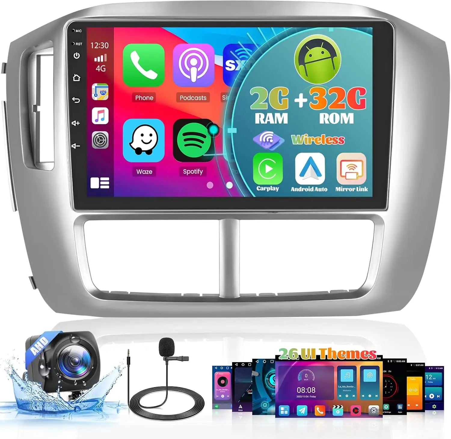 

Android 13 Car Stereo for Honda Pilot 2006-2008 9Inch Touchscreen GPS Navigation with Wireless CarPlay Android Auto Mirror Link