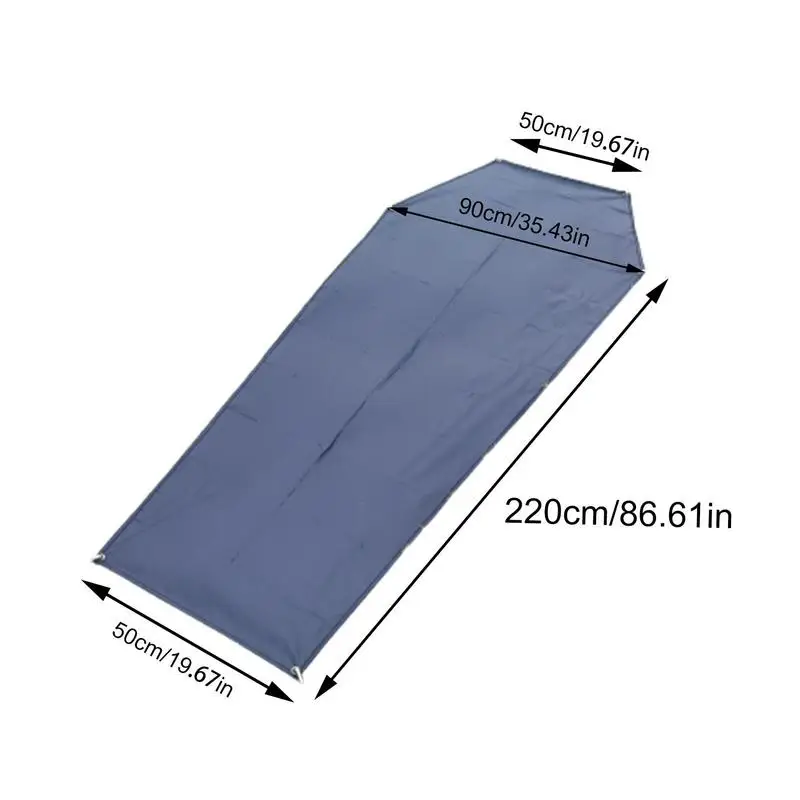 220x50cm, Camping Tent Carpet, 210D Waterproof Oxford Cloth Outdoor Mattress, Ground Cloth For Backpacking Tents, Floor Mat