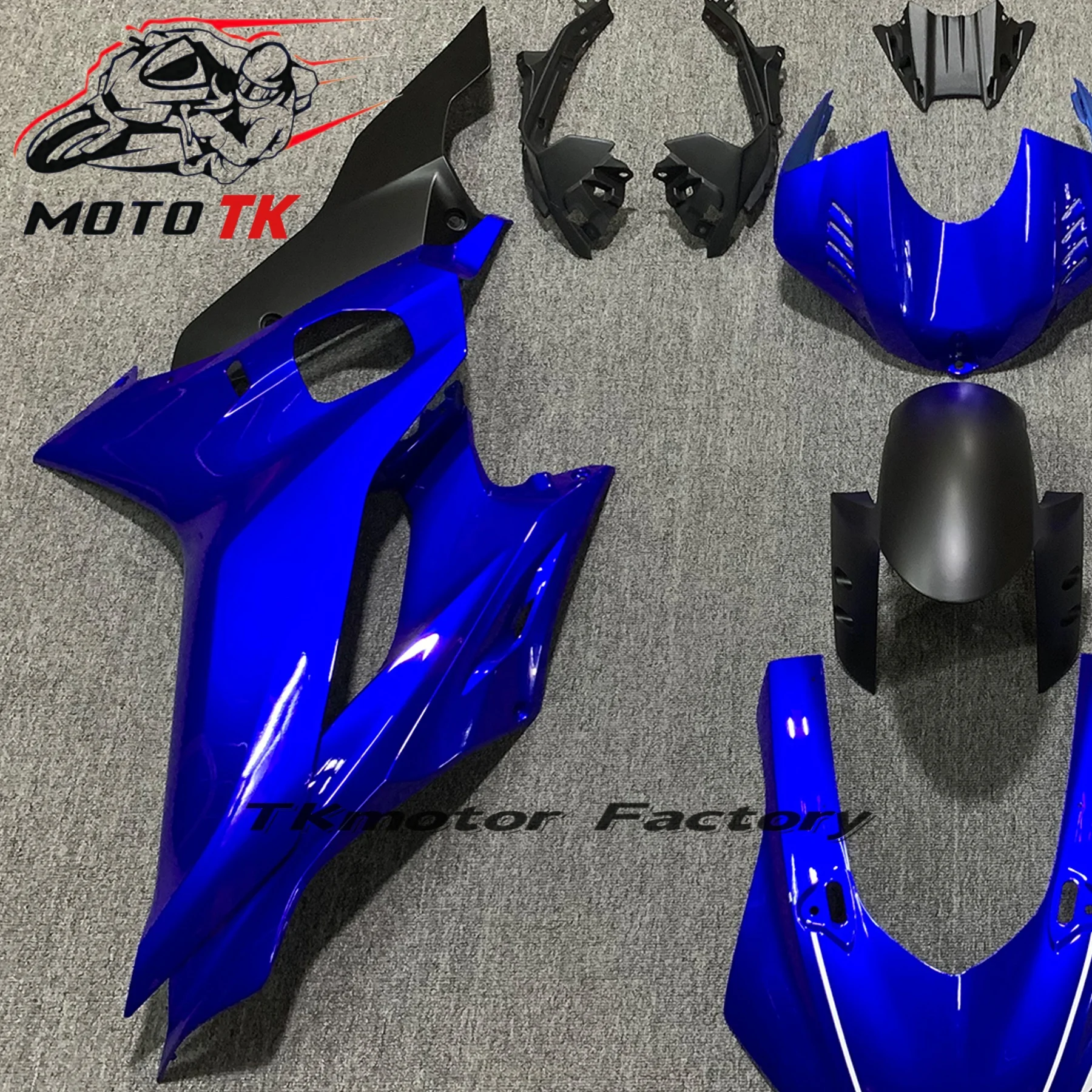 For YAMAHA YZF R6 YZF-R6 2020 2019 2018 2017 Motorcycle Carbon Fiber Paint Fender Fuel Tank Cover Side Panel Full Fairing Kits