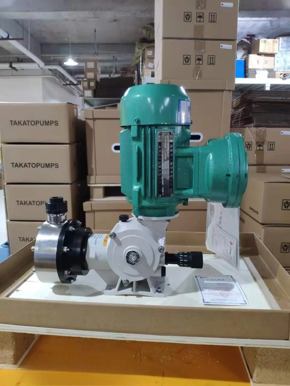 

Brand NewND2000-500/1.0,ND2000-1000/0.6 Motor Driven Dosing Pump with SS316 Pump Head