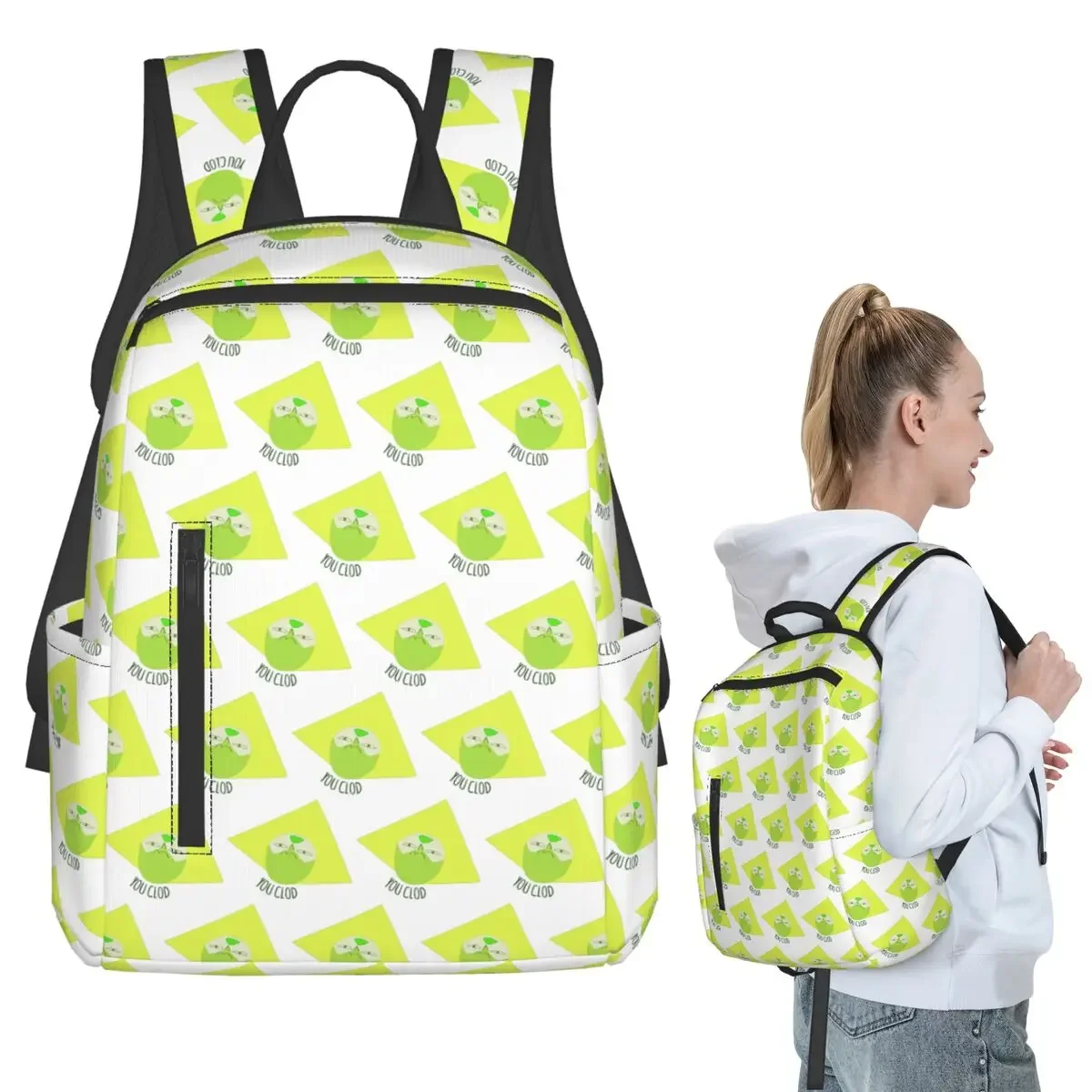 

You Clod Peridot Steven Universe Backpack Student Boys Girls BookBag Kids School Bag Computer Shoulder Bags for Men Women