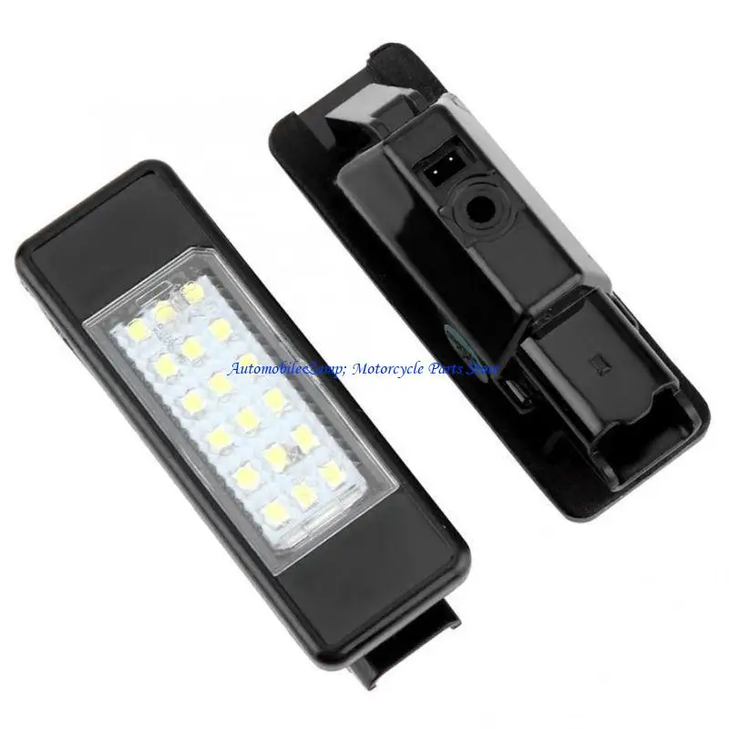 

H7BD 2Pcs Easy Installation Car Number Plate Light LED Lamp Fit for Citroen C2 C4 C5 DS3 for106 207 307 308