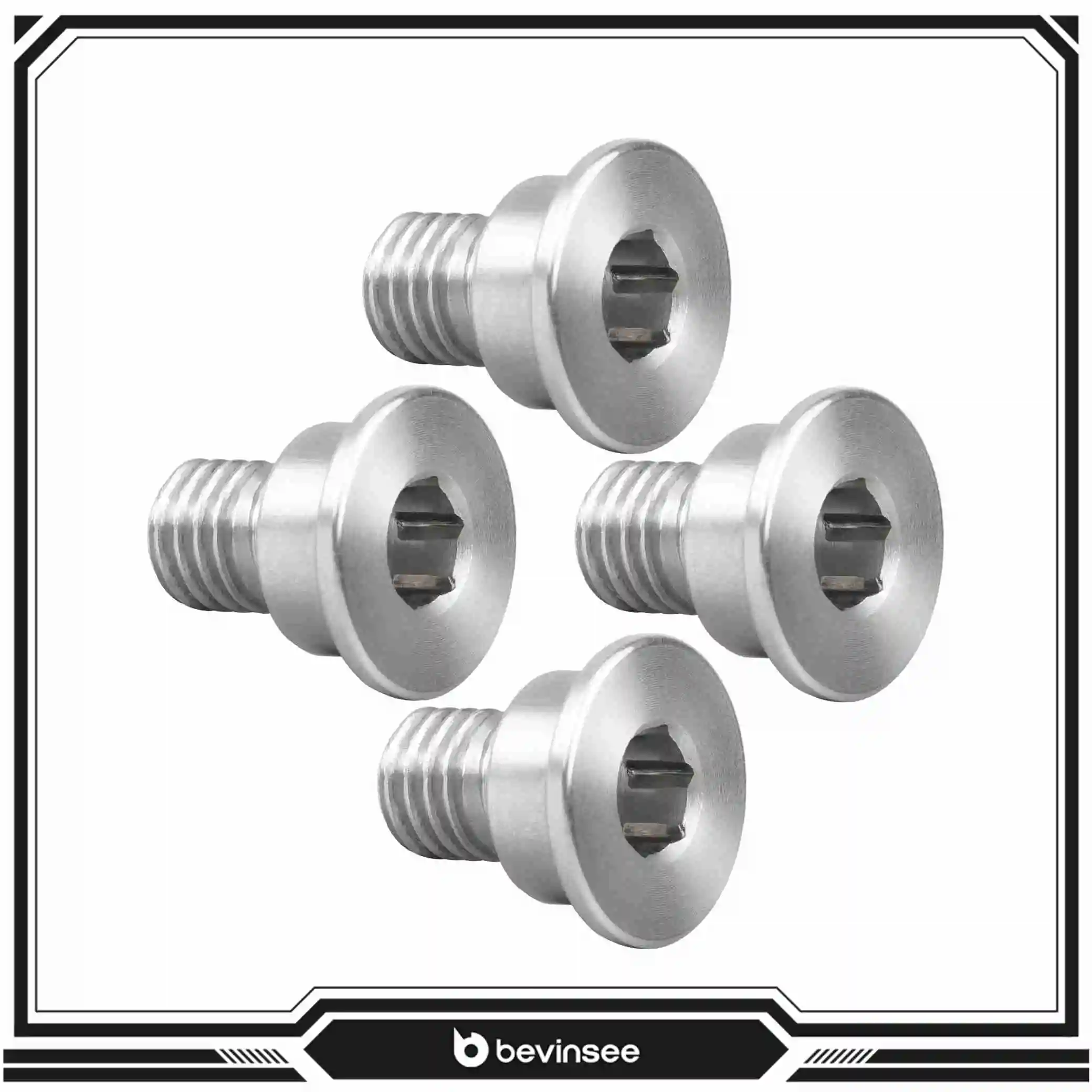 4x parafusos de disco de freio inoxidável parafusos de retenção de disco para bmw x5 e70 f15 x3 e83 x1 e84 e46 e60 e90 e92 f22 f30 f34 f10 g12 g32 z4