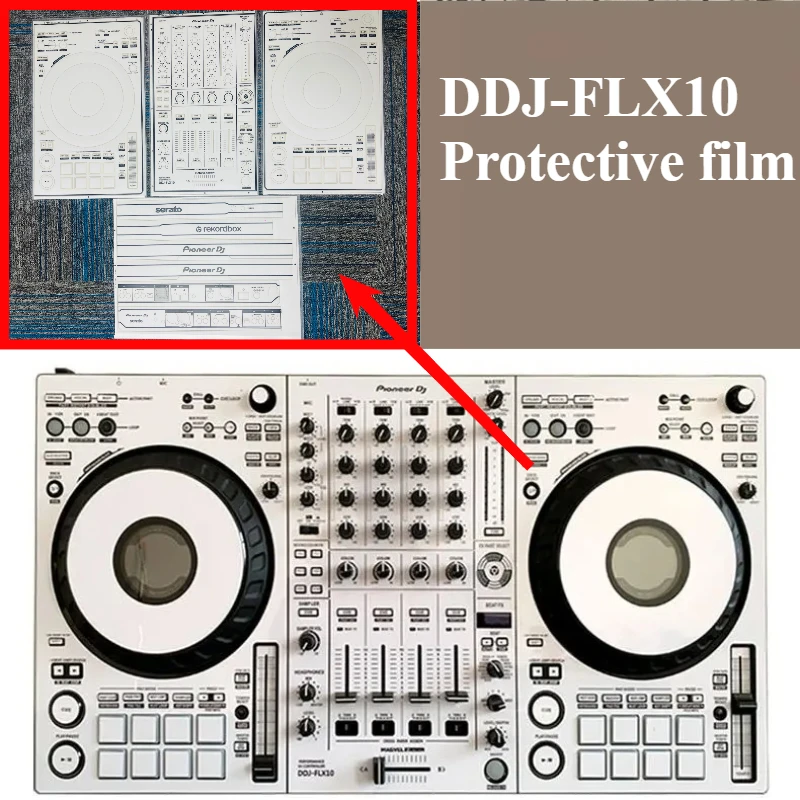 Not DJ Controller Customizable Favorite Patterns Imported PVC Protective Film Sticker for Pioneer DDJ FLX10 Digital