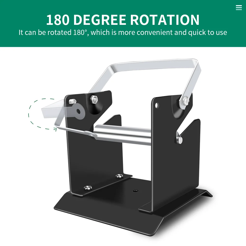 LUXIANZI Tin Wire Soldering Iron Stand All Metal Rack For Welding Repair Hand Tool Solder Wire Bracket Tin Line Seat Frame