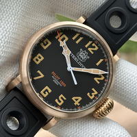 STEELDIVE SD1903S V2 46.5MM Solid Bronze Case Black Dial Sapphire Glass 200M Waterproof NH35 Automatic Mens Bronze Dive Watches