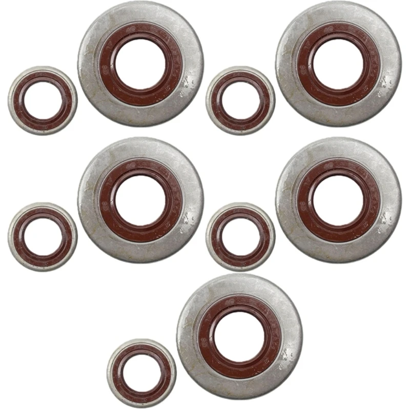 Chainsaw Crankshaft Oil Seals Set Chainsaws Cylinders Crankcase Gasket Accessories for MS381 MS382 MS380 Accessories Dropship