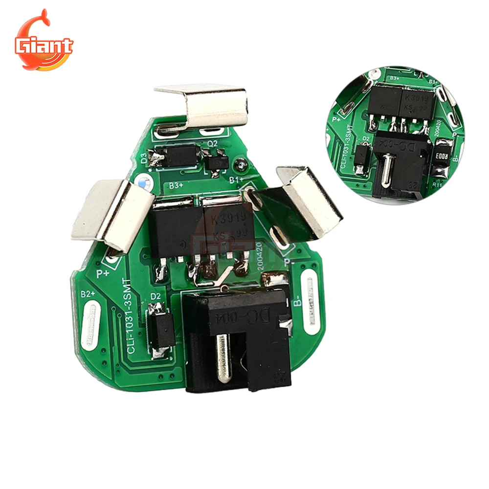 12.6V 3S Lithium Battery Protection Board Electric Drill Battery Pack Protection Board MOS Tube Battery Equalizer Circuit Board