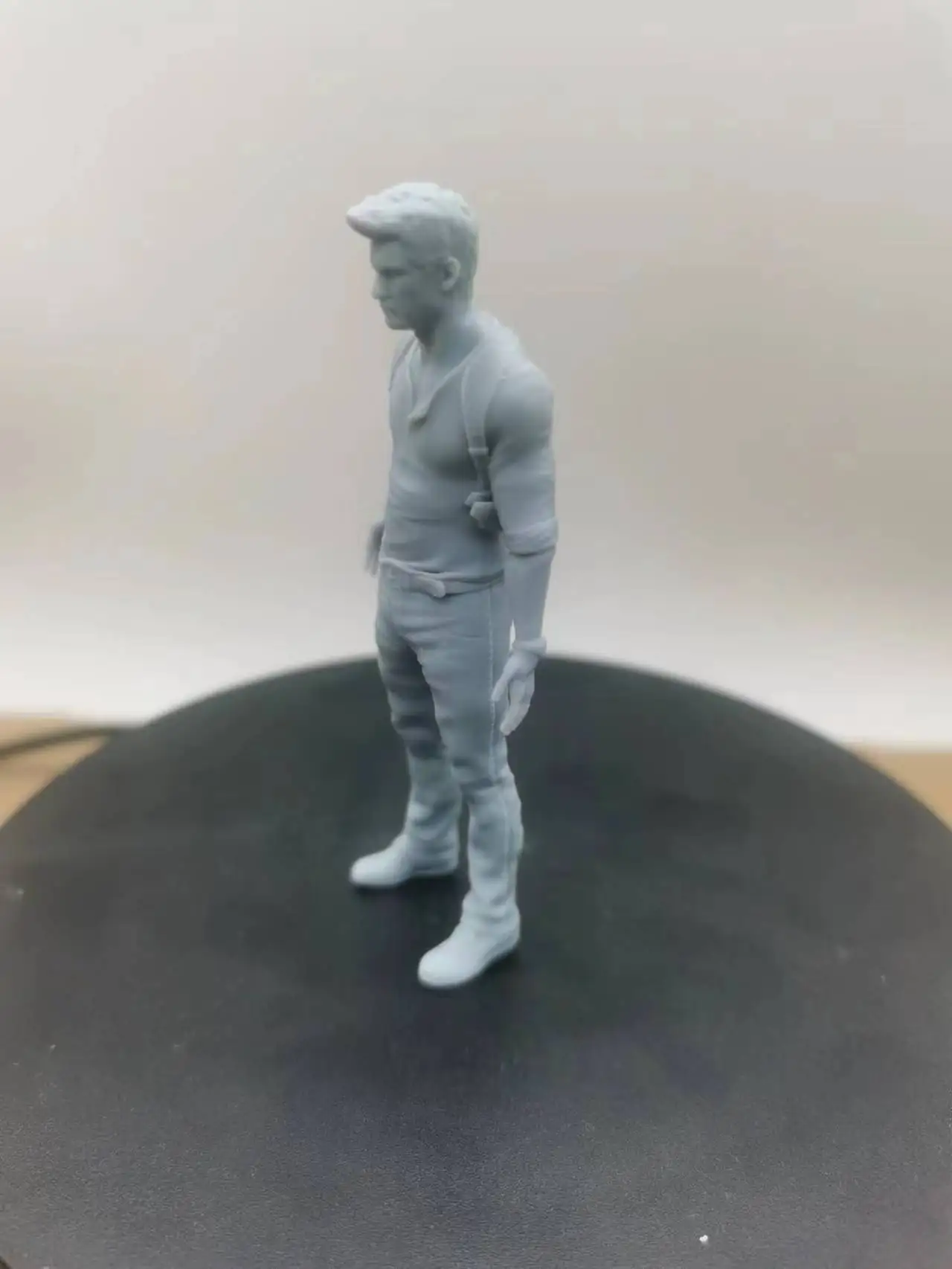 Resin Model Figure, 1/24 Scale Handsome Detective, GK, Unassembled and Unpainted Kit, 3D DIY Toy