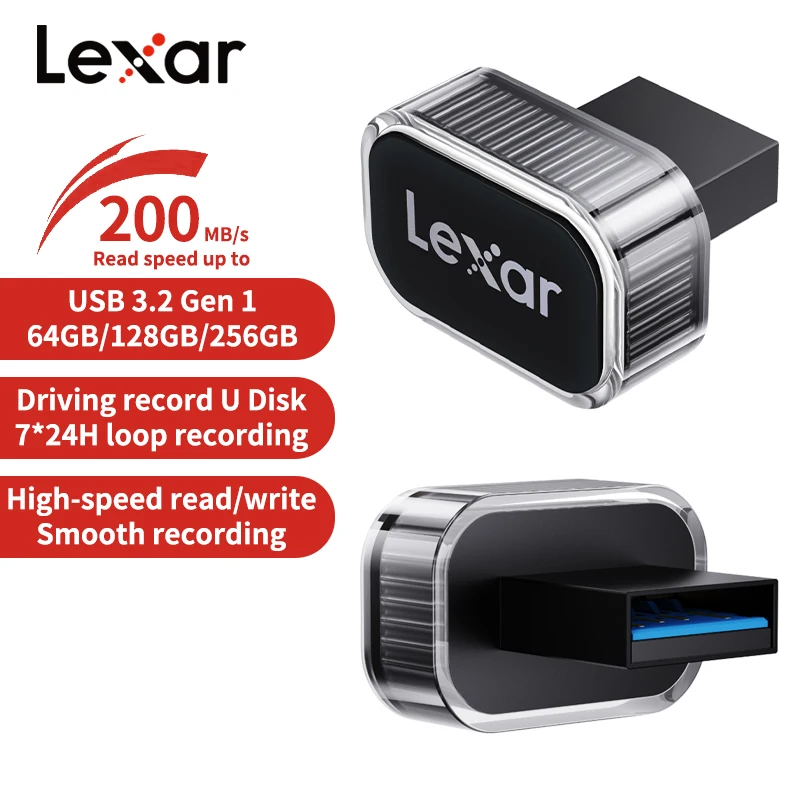 lexar-jumpdrive-a50v-usb32-gen1-tipo-a-registro-de-conduccion-usb-para-coche-mini-unidad-flash-portatil-tesla-lectura-hasta-200-mb-s-64gb-128g-256g