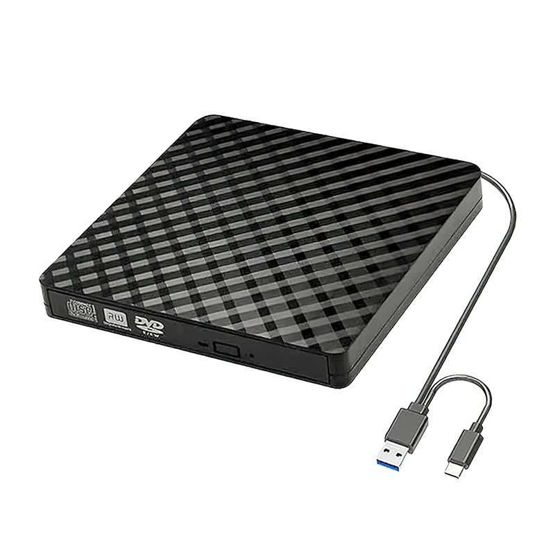 Woopker-Lecteur DVD externe 2 en 1, USB 3.0, VopeC, Rw, CD, graveur, lecteur optique, ordinateur portable, PC