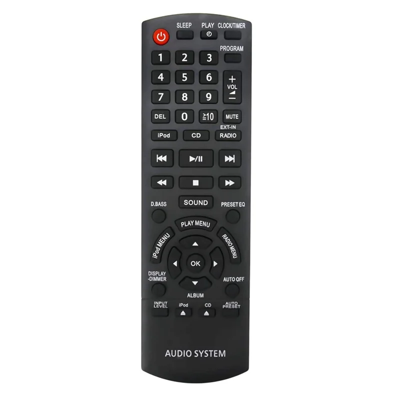 

N2QAYB000641 Remote Control Replaced for Panasonic Compact Stereo System SC-HC35 SCHC35 SC-HC35DB SCHC35DB