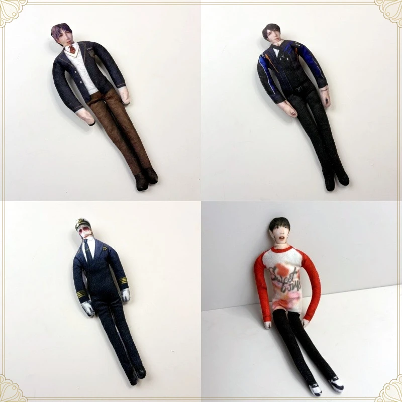 

28cm/11.02in Love and Deepspace Plush Stuffed Toys Iron Wire Skeleton Cartoon Game Peripherals Figures Display Decoration Dolls