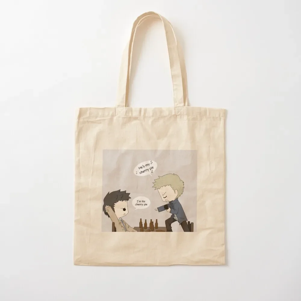 

He is my cherry pie Tote Bag tote bag men's shoping bag shopping cart bags