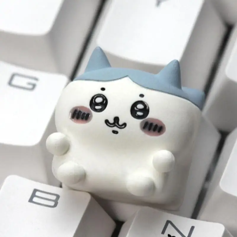 Chikawa Self Deprecating Bear Anime Kawaii Hachiwares Personalized Resin Cute Cartoon Girl Usagis Art Keycap Creative Keyboard