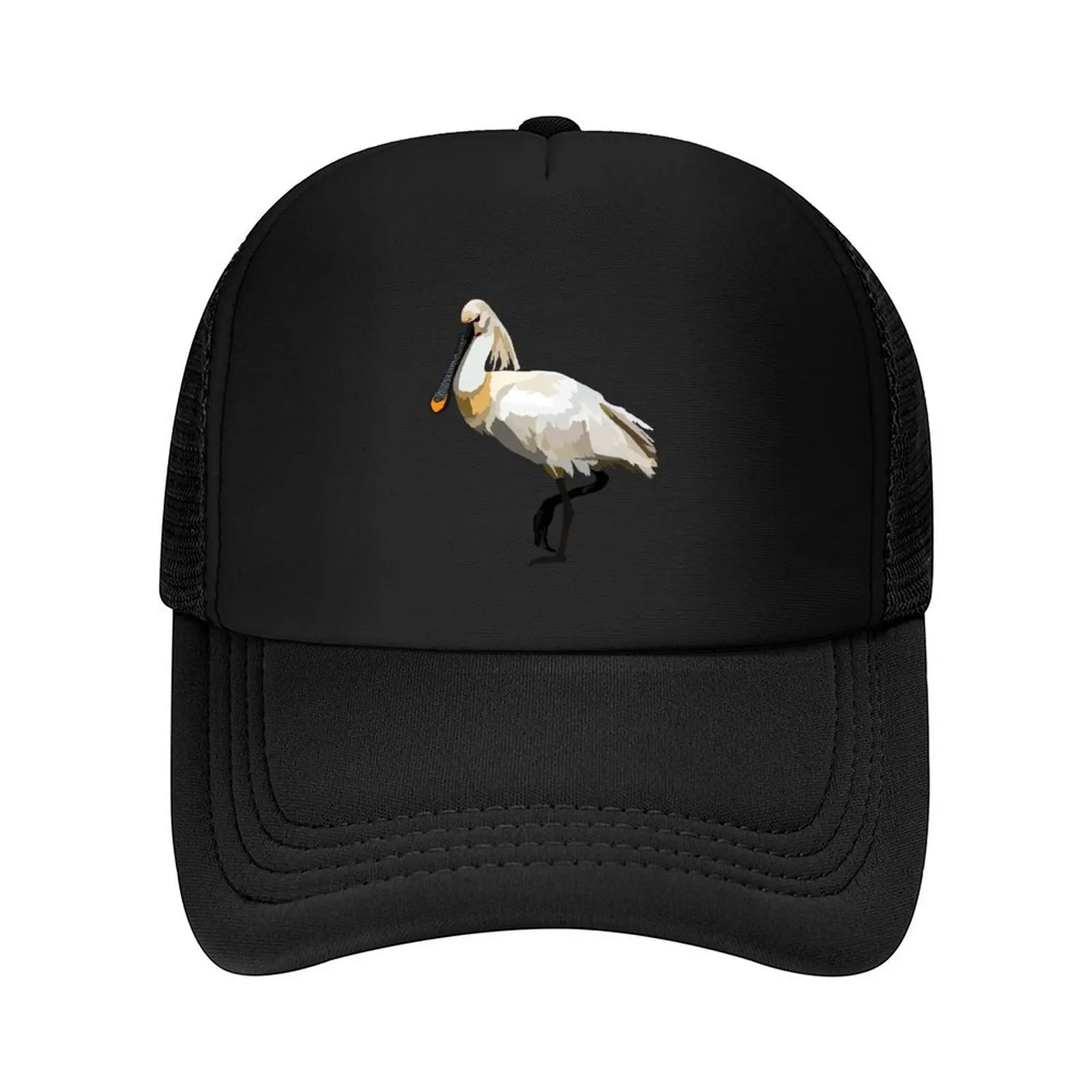 

C is for Common Spoonbill Baseball Cap Sunscreen Golf Wear Anime men's big size hat Mens Tennis Women's