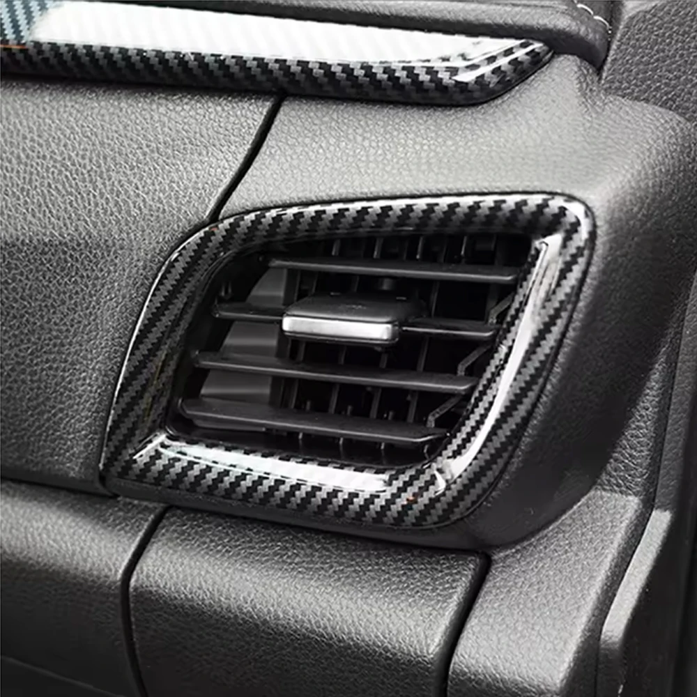 سيارة الجبهة غطاء مخرج الهواء ل ايسوزو Dmax D-max 2021 2022 2023 2024 التيار المتناوب تنفيس ملصق الديكور تقليم الملحقات الداخلية #3