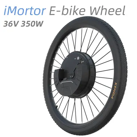 Kit de conversión de bicicleta eléctrica Imortor con batería 36V/350W Motor frontal 26 27,5 pulgadas 700C V/rueda de freno de disco Kit de bicicleta eléctrica impermeable