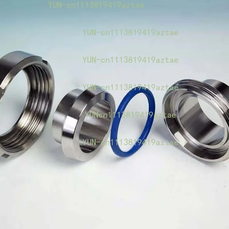 Stainless Steel Union Fitting DIN11851 Sanitary Pipe Connector,304 316L Dairy Union Nut ISO Standard