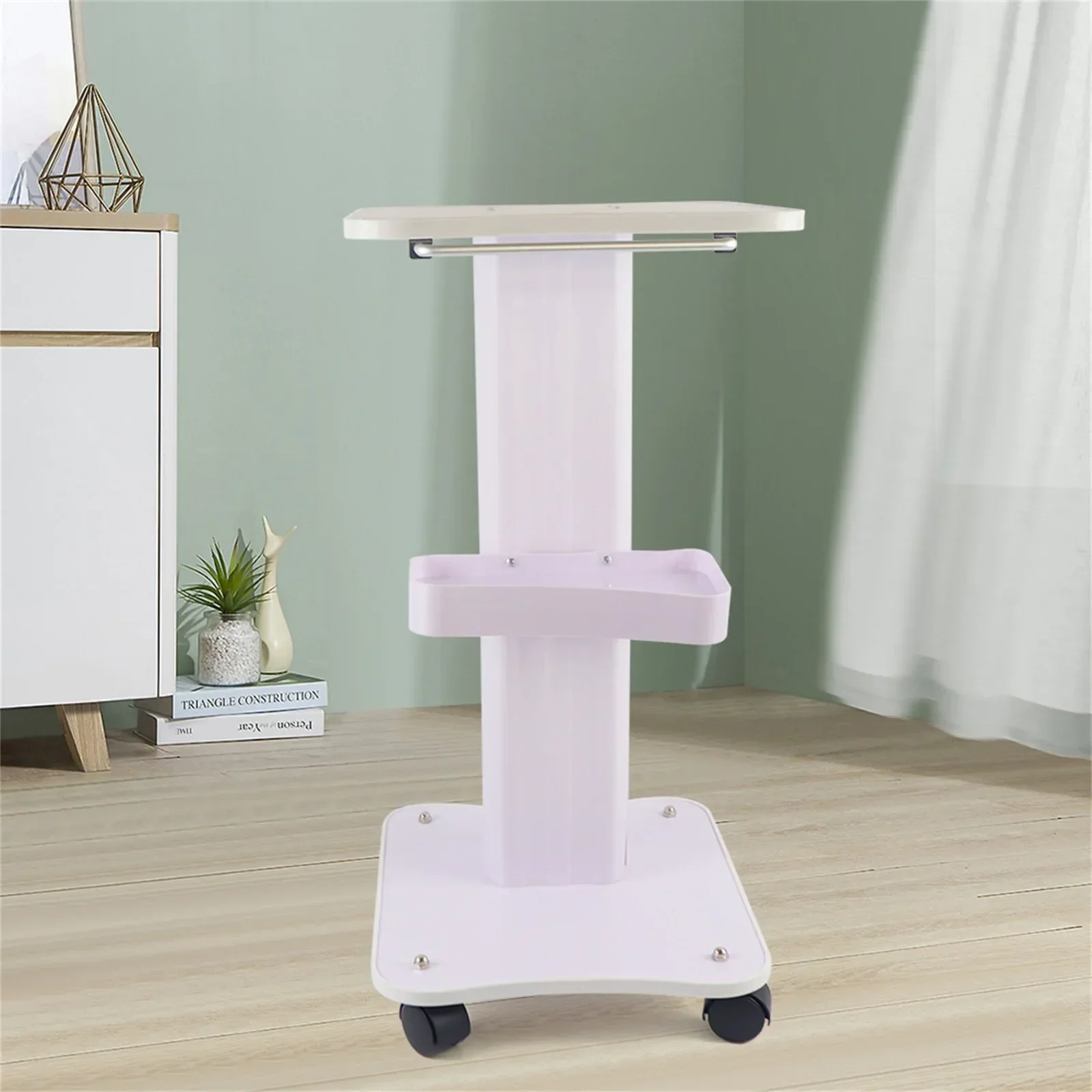 Trolley Stand Salon Rolling Cart Beauty Auxiliary Trolley Organizer Cart With Wheel Spa Salon Furniture Tool Storage Cart