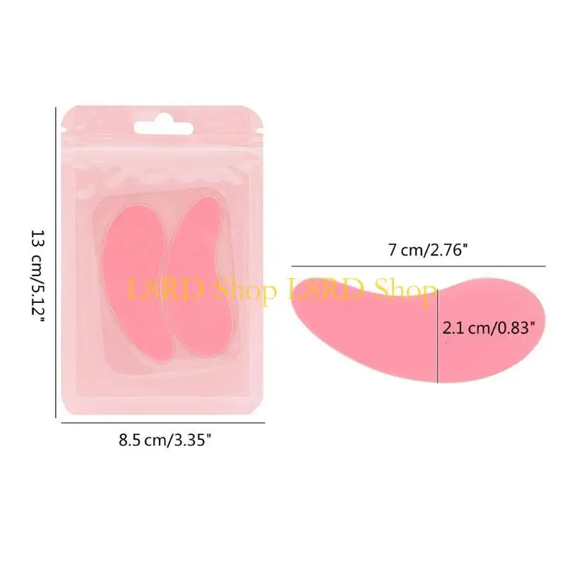 L8rd 1 쌍 속눈썹 파마 실리콘 아이 패드 속눈썹 속눈썹 리프팅 컬러 패치 도구