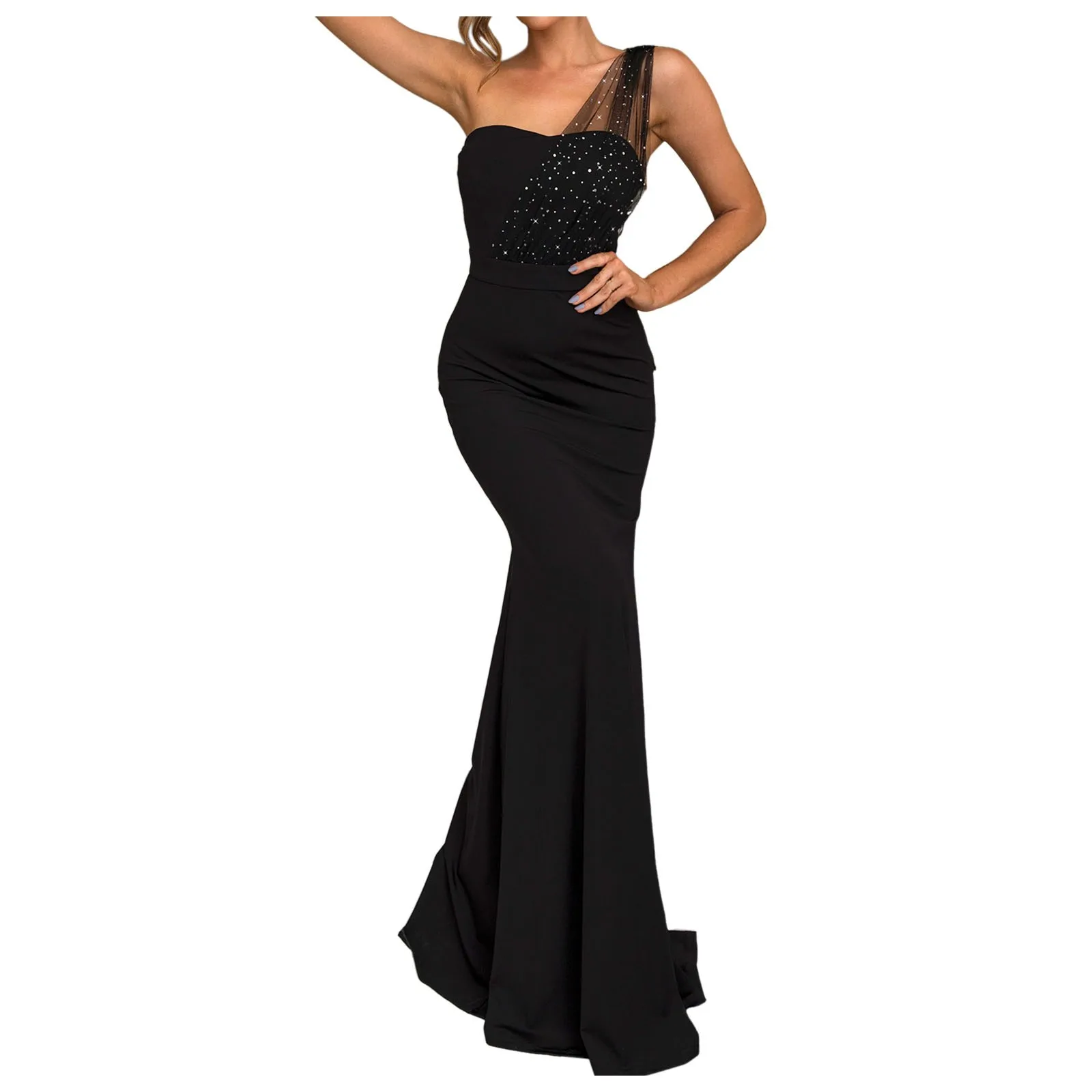 Sexy backless mesh Sequin maxi zomerjurk vrouwen 2024 elegante bodycon verjaardagsfeestje jurk dames lange avondjurken vestidos