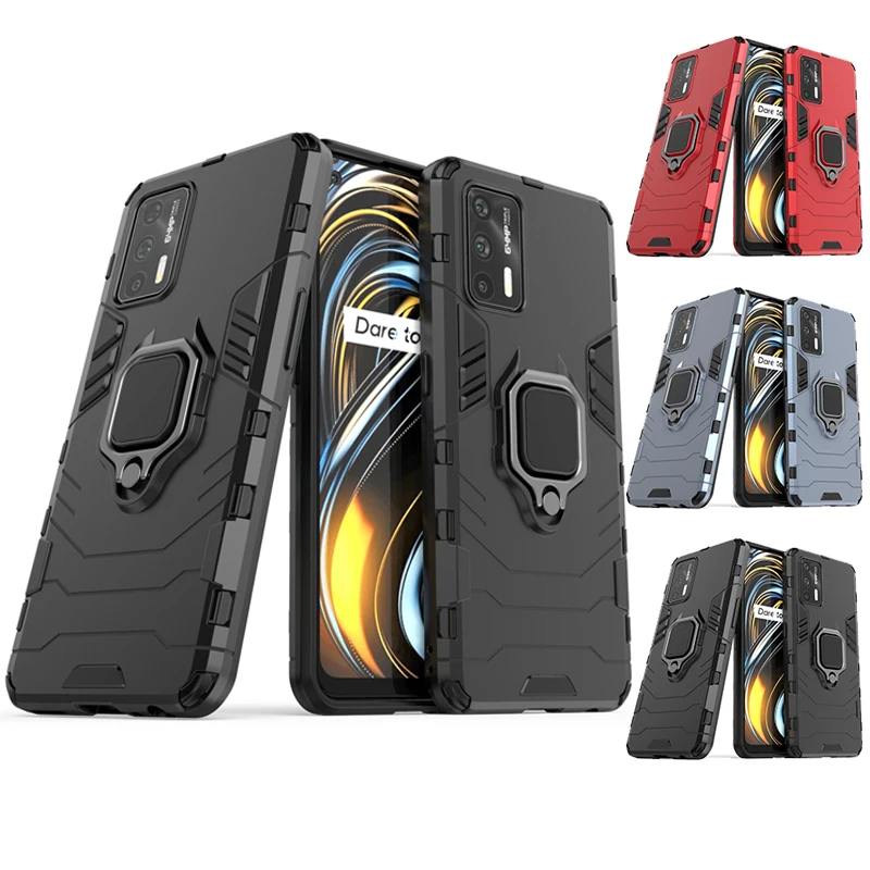 For Cover Realme GT Neo 2T Case For OPPO Realme GT Neo 2T Capas Ring Stand Magnetic Holder Case For Realme GT Neo 2 T 2T Fundas