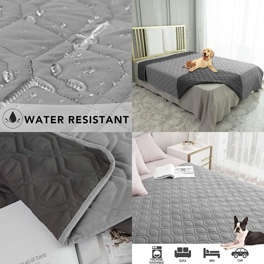 

Waterpro Dog Bed Cover Pet Blanket for Furniture Bed Couch Sa Reversible