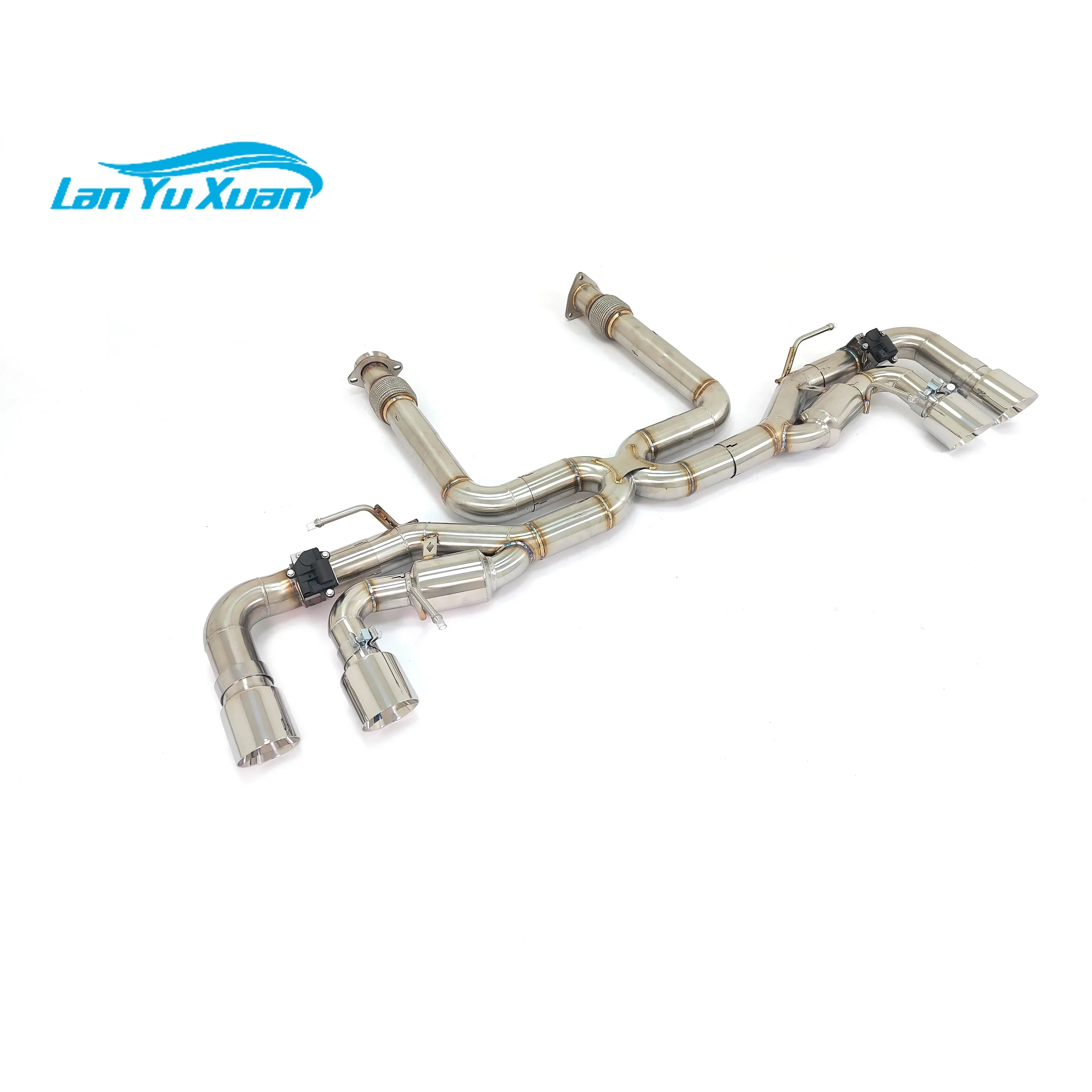 

CSZ SS304 Valved Exhaust for Chevrolet Corvette C8 6.2L Valvetronic Muffler With Remote Control Performance Catback