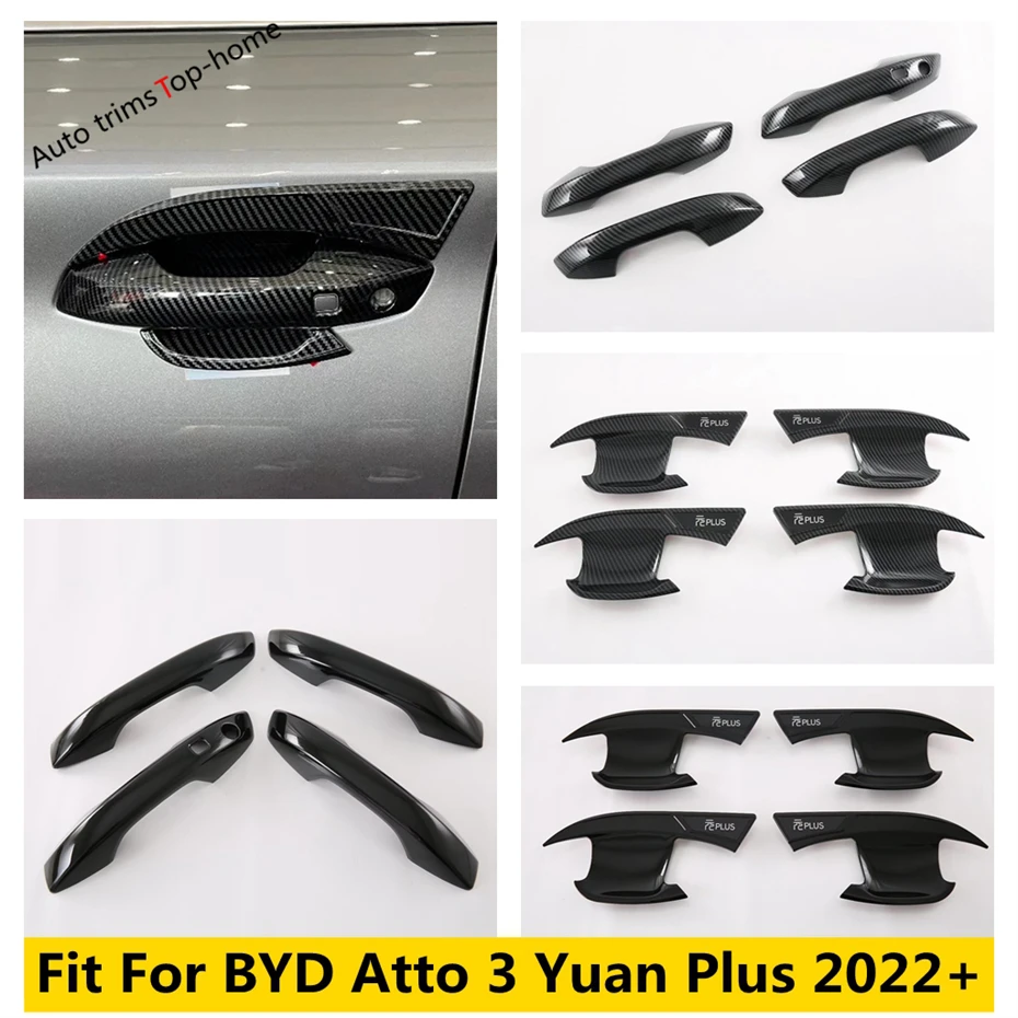 

Outer Door Handle Clasing Bowl Decoration Frame Cover Trim Fit For BYD Atto 3 Yuan Plus 2022 2023 2024 Exterior Accessories