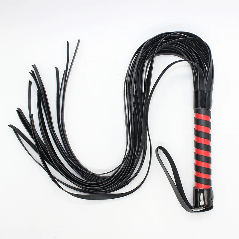 4 Colors Sex Spanking PU Leather Sex Whip BDSM Bondage Erotic Riding Horse Fetish Leather Whips Slaves Adult Games Flirt Toys