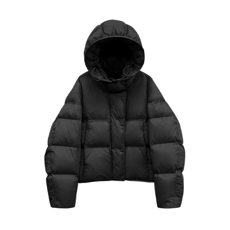 Hirsionsan 2023 Winter New Warm White Duck Down Jacket Women Green Short Puffer Coats Casual Korean Thicken Female Parkas