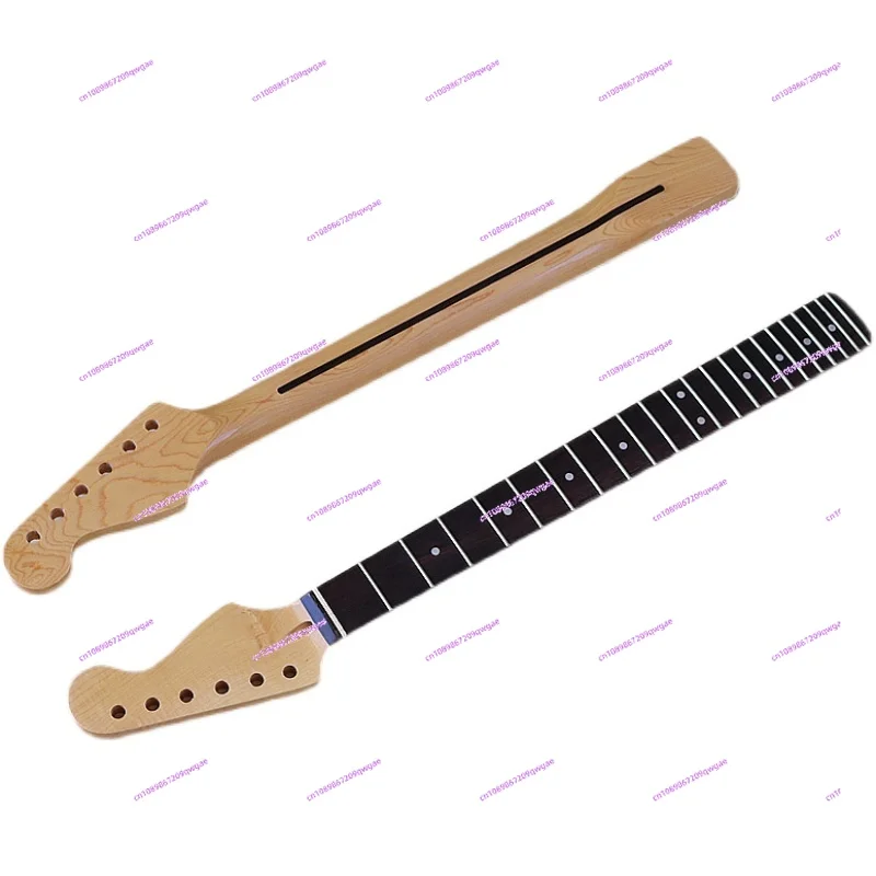 6-string Rose Wood, Electric Guitar Neck with Maple Light 22 Pins Handle Modified DIY Electric Guitar Instrument Accessories