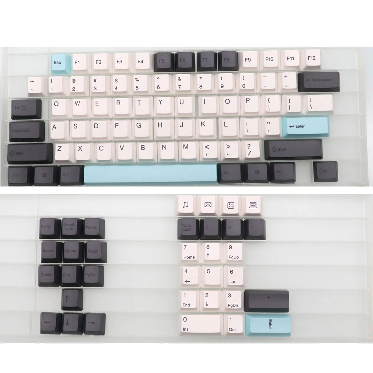 

108 Keys DayBreak Keycaps Cherry Profile PBT Dye-Sub Keycap For Mx Switch Gaming Mechanical Keyboard