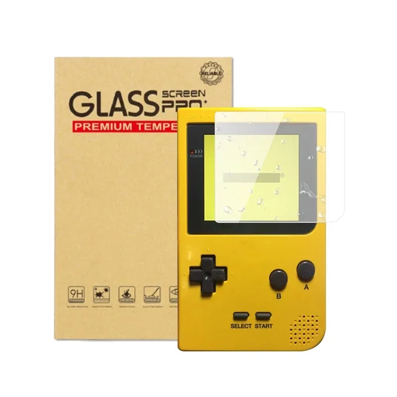 For Gameboy GBA Screen Protector HD Temper Film GBC GBP GBASP 9H Tempered Glass Screeen Protectors Films Accessories