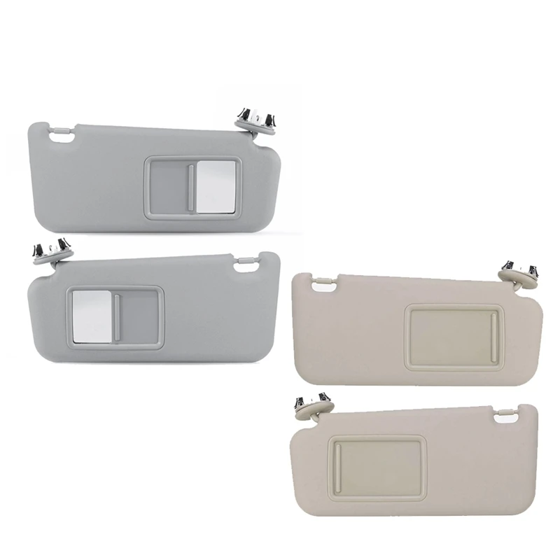 

1Pair Sunvisor Cover 74320-42501-A1 74320-42501-B2 For Toyota RAV4 2005-2013 Car Sunshade Makeup Mirror 7432042501