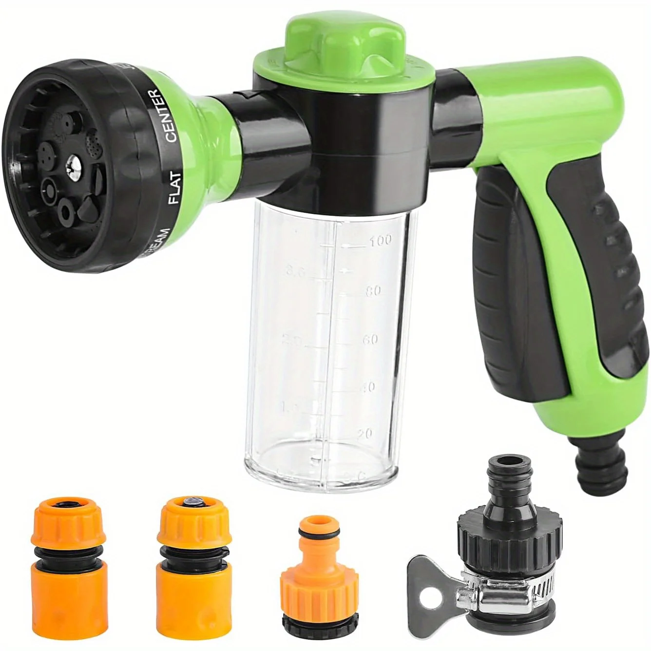 Portable Auto Foam Lance Water Gun High Pressure 3 Grade Nozzle Jet Car Washer Sprayer Cleaning Tool Automobile Garden Wash Tool