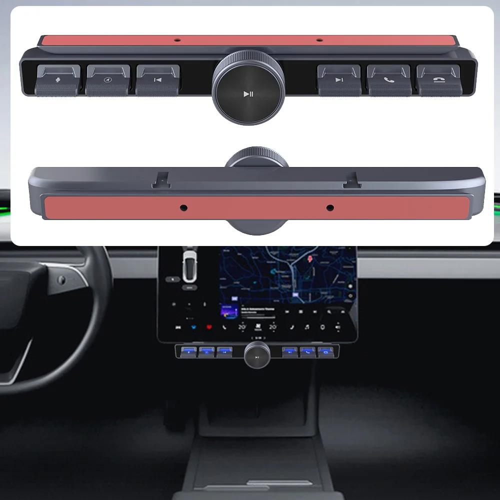 

Новый умный контроллер рулевого колеса, беспроводная кнопка управления, 7 клавиш, интеллектуальное управление вечеринкой, регулировка громкости, светодиодная кнопка