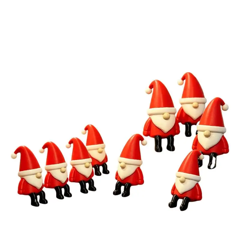 Cute 3D Printed Christmas Gnome Figurine With Dangling Legs For Home Holiday Party Decoration