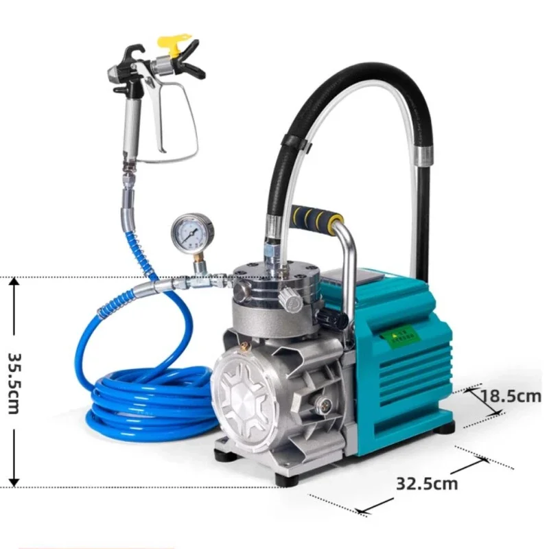 Nieuwe Handige Elektrische Hogedrukspuitmachine Latex Verf Huishoudelijke Multifunctionele Lithiumbatterij Verfspuitmachine