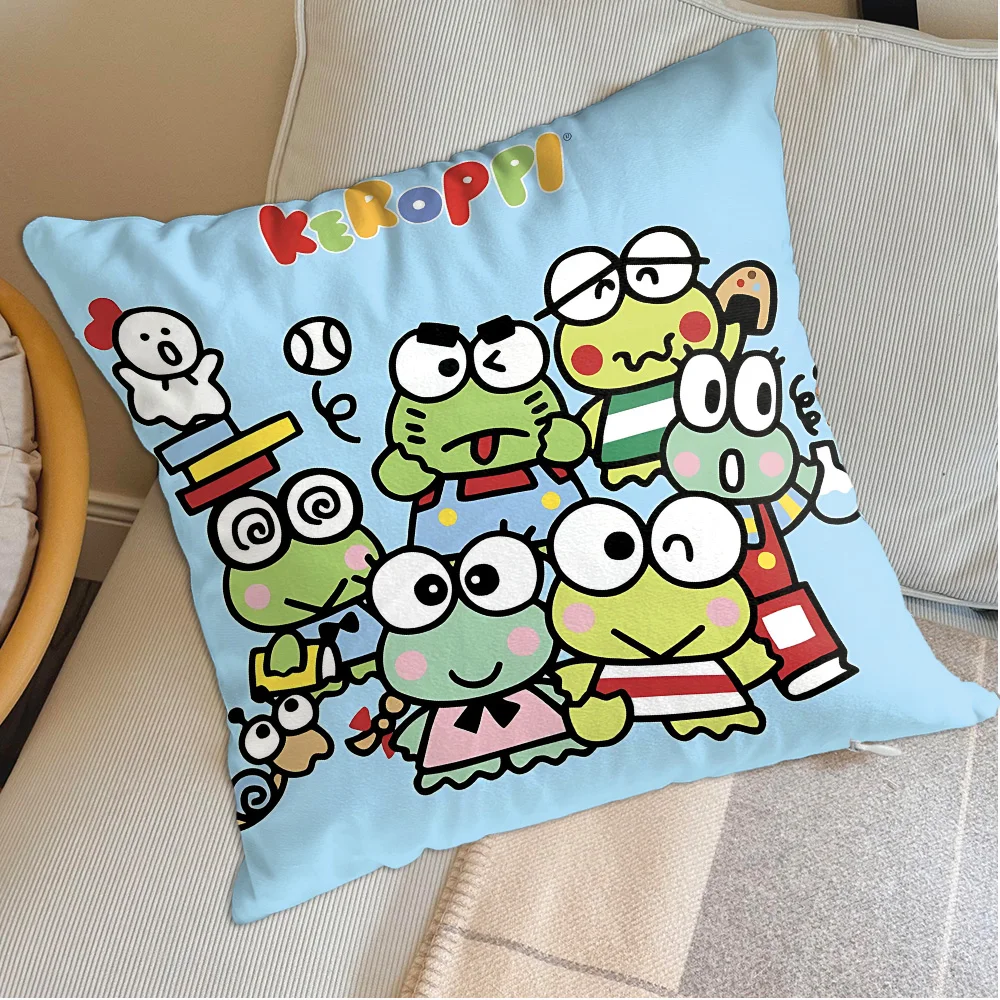 

Decorative Cushions Kawaii K-Kerropi Cushion Cover 40*40 Home and Decoration Living Room Ornamental Pillow Christmas Supplies