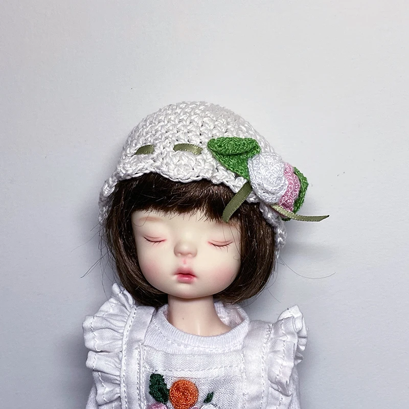 Yestary หมวกเสื้อผ้าตุ๊กตา BJD หมวกถักนิตติ้งสำหรับ1/8 1/6หมวกแฟชั่นทำมือ DIY ของเล่นสำหรับของขวัญเด็กผู้หญิง