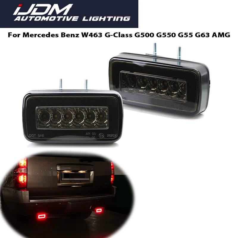 For 1986-2018 Mercedes-Benz W463 G-Class G500 G550 G55 AMG G63 AMG LED Rear Bumper Tail Lights Fog Lights Backup Reverse Lights