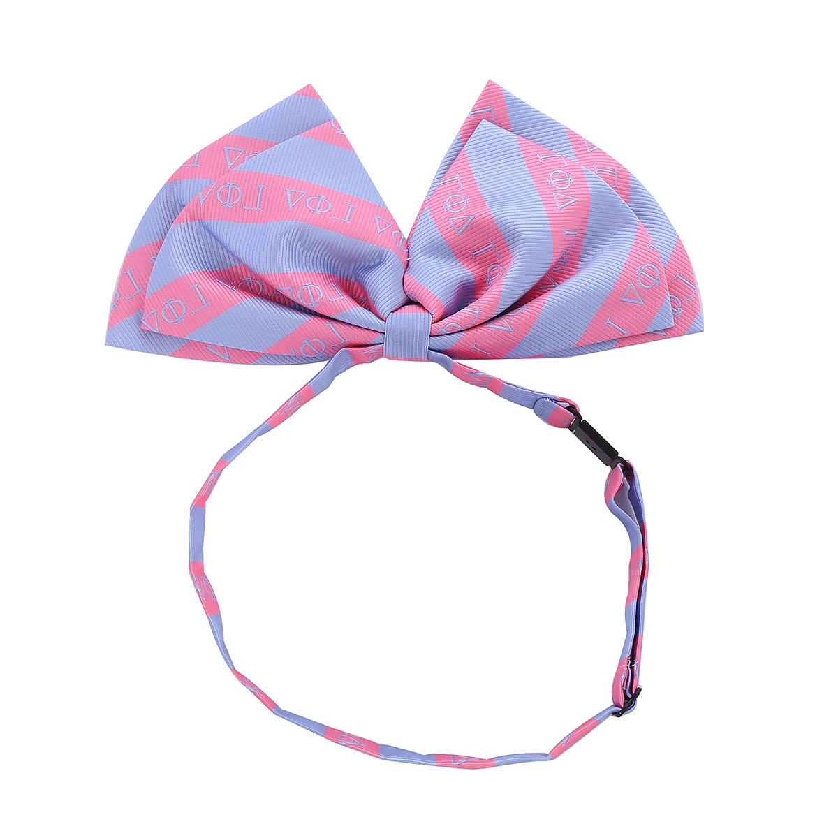 Pink And Blue Greek Letters Women Group Organization Gamma Phi Delta Sorority Bow Tie For Women