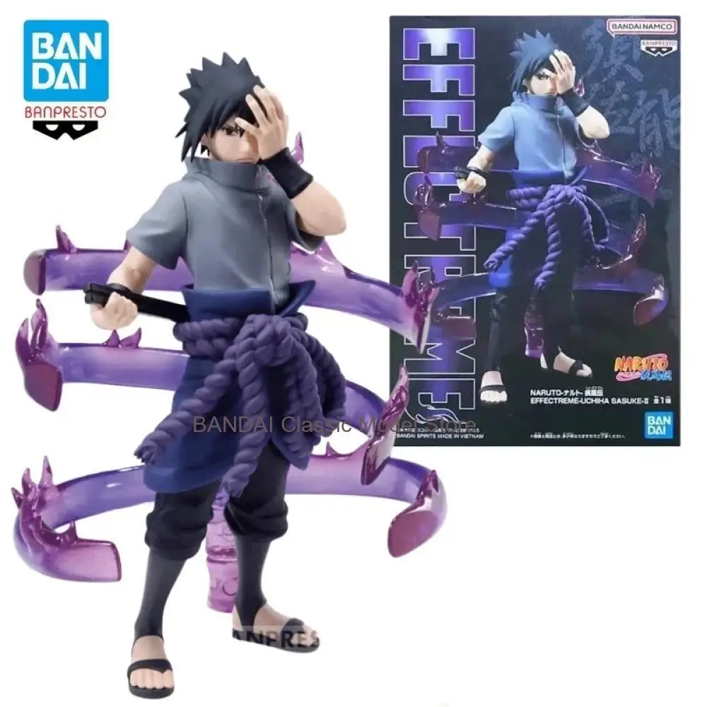 

Original BANDAI Banpresto EFFECTREME NARUTO Uchiha Sasuke Susanoo PVC Anime Figure Model Toy Collection Ornaments Gifts In Stock