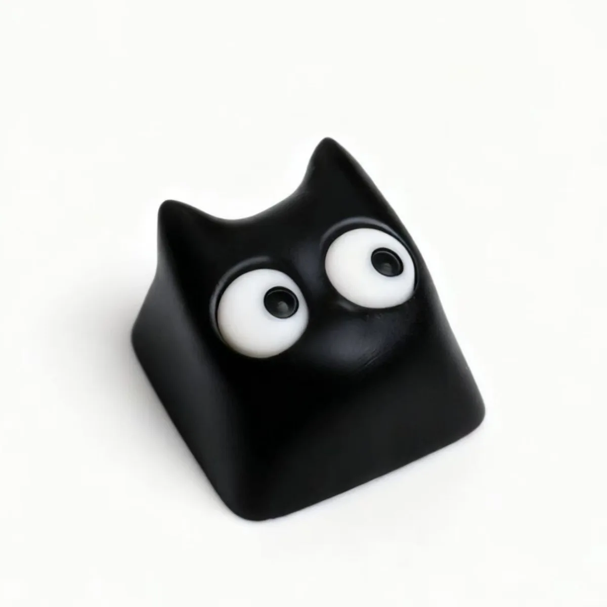 

Personalized dopamine devil keyboard keys DIY big eyes cartoon black cat monster three-dimensional keycaps single