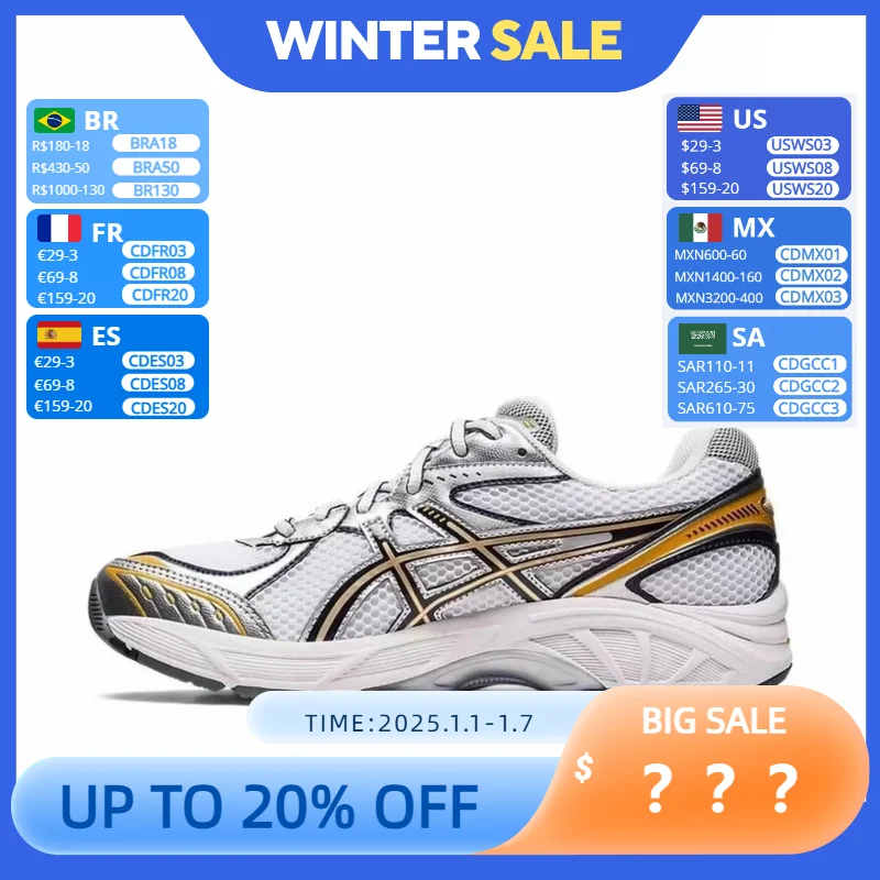 Asics Gel-2160 Men and Women Running Shoes Breathable Sport Shose Balance Sneaker