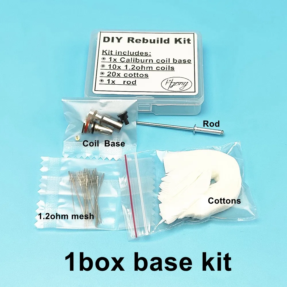 Hong-kit de bobina de malla de reconstrucción Original para Caliburn / Caliburn G2/G, herramientas de algodón de 1,2 ohm, herramientas de desmontaje