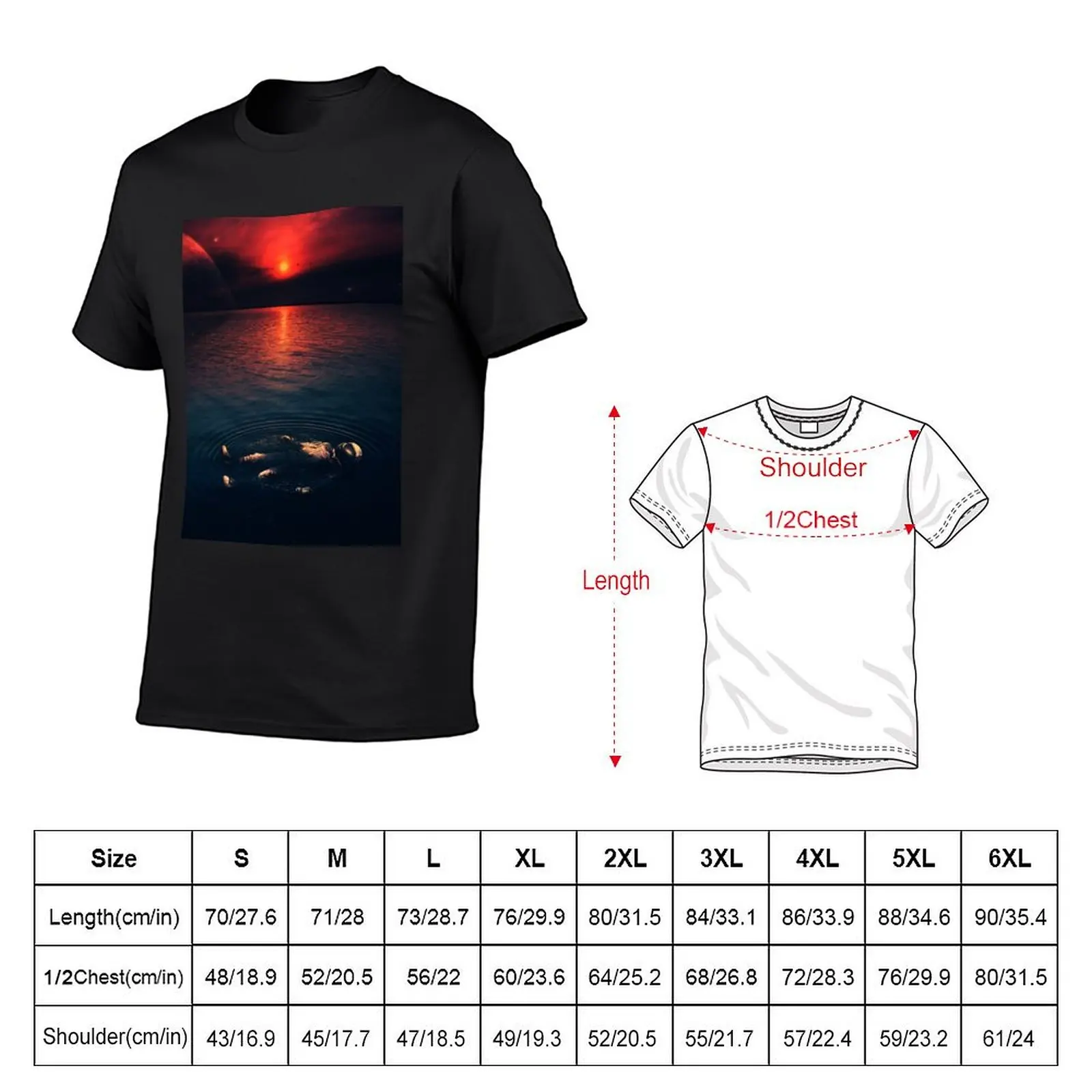 Midnight Chill T-Shirt plus size clothes essential t shirt summer top shirts men