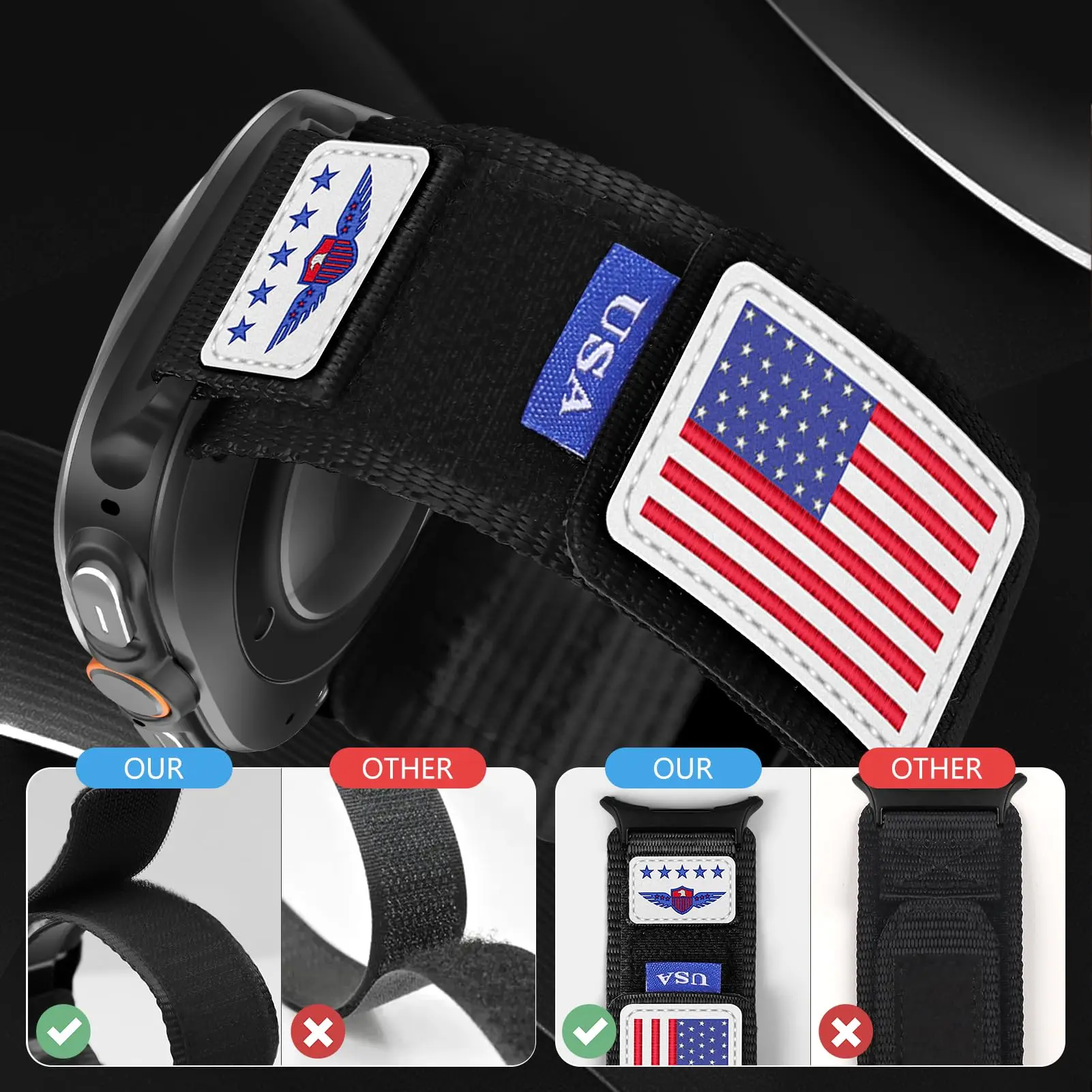 Trail Loop band For Samsung Galaxy Watch Ultra 47mm Accessories Sport Nylon Bracelet correa Galaxy watch 7 Series ultra Strap